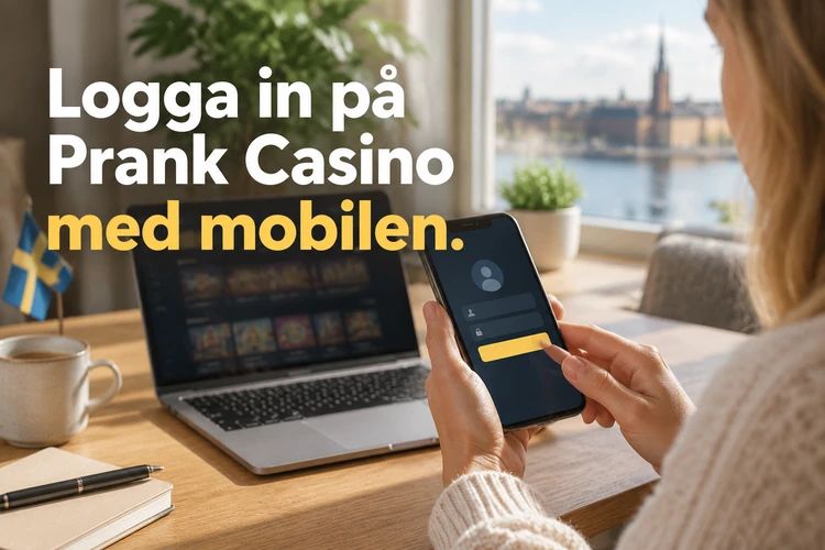 Logga in på Prank Casino med mobilen