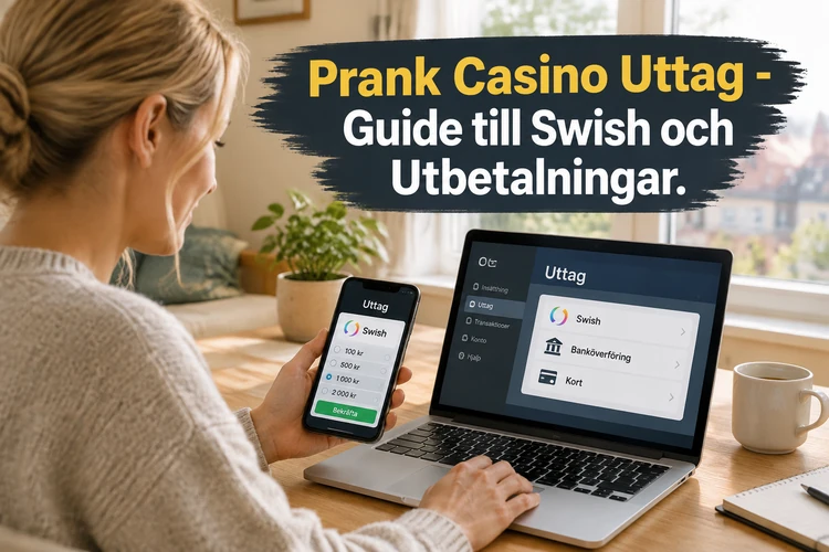 Prank Casino Uttag - Guide till Swish och Utbetalningar